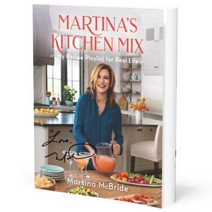 Autographed Martina's Kitchen Mix Cookbook